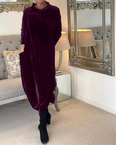 Gabriella - Stylisches Winterkleid mit Taschen