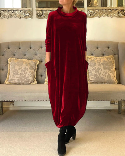 Gabriella - Stylisches Winterkleid mit Taschen