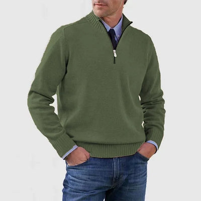 Howard – Raffinierter Half-Zip-Pullover