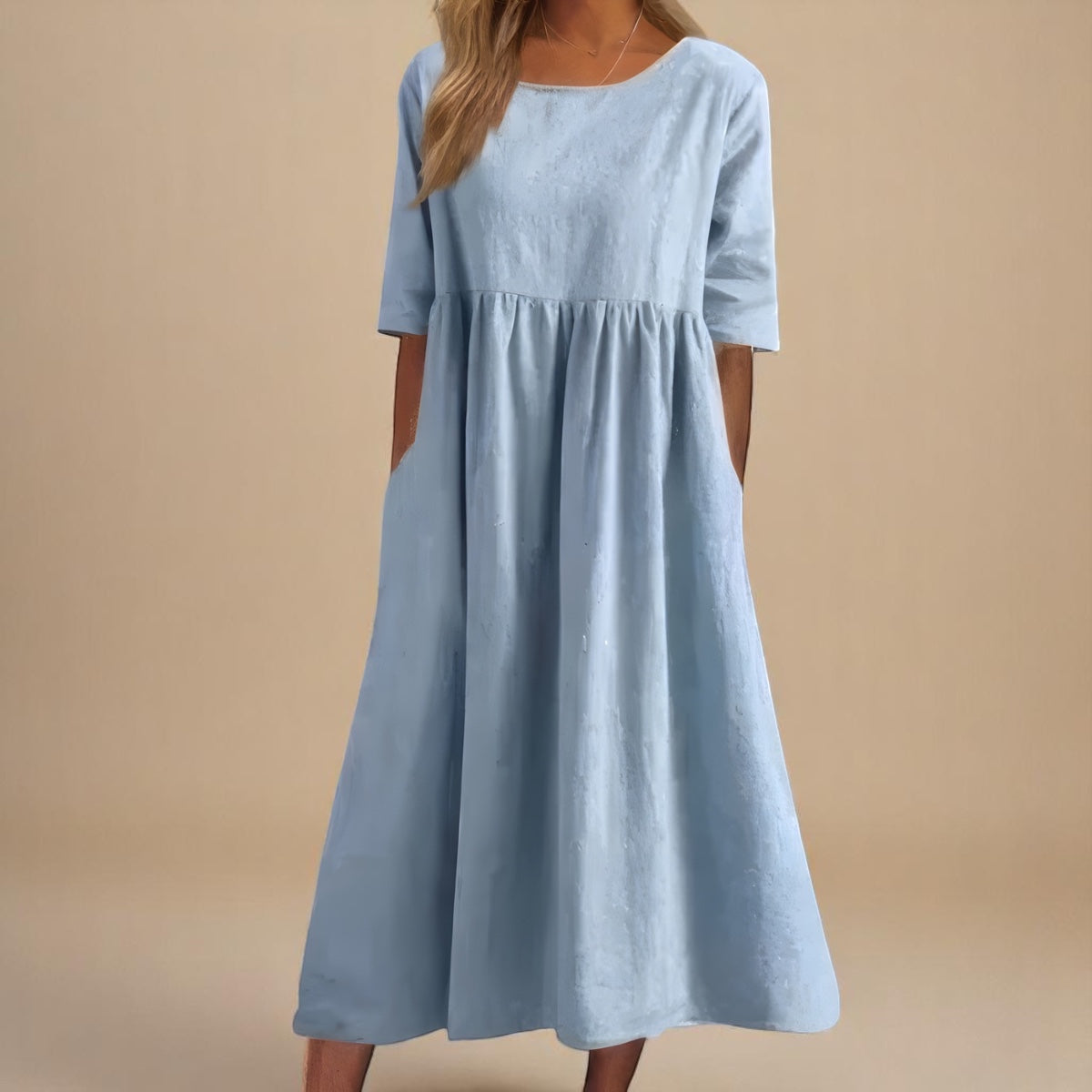 Sofia™ | Schmeichelhaftes Baumwollkleid
