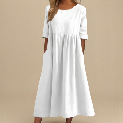 Sofia™ | Schmeichelhaftes Baumwollkleid