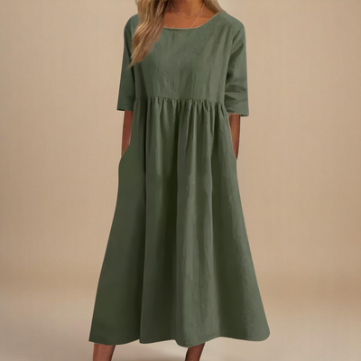 Sofia™ | Schmeichelhaftes Baumwollkleid