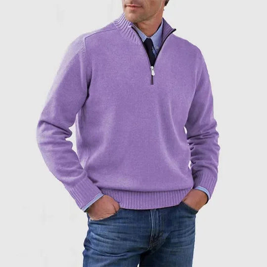 Howard – Raffinierter Half-Zip-Pullover