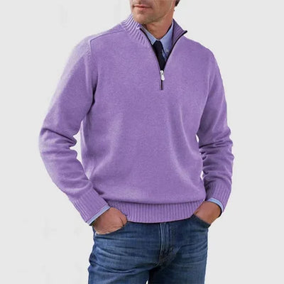 Howard – Raffinierter Half-Zip-Pullover