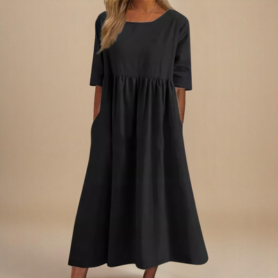 Sofia™ | Schmeichelhaftes Baumwollkleid