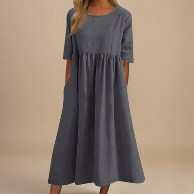 Sofia™ | Schmeichelhaftes Baumwollkleid