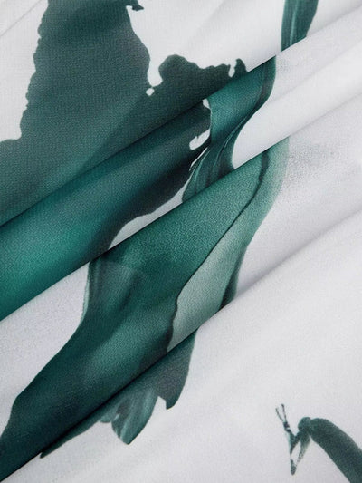 Nayla | Langkleid mit Aquarellmuster