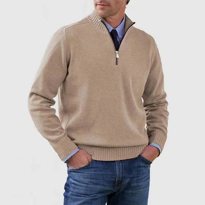 Howard – Raffinierter Half-Zip-Pullover