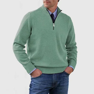 Howard – Raffinierter Half-Zip-Pullover