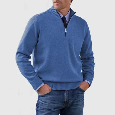 Howard – Raffinierter Half-Zip-Pullover