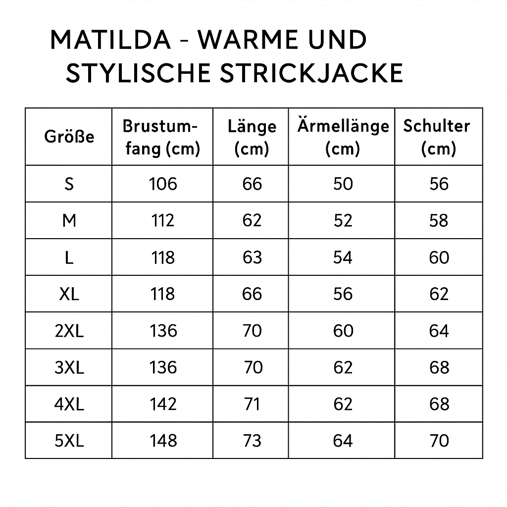 Matilda – Warmer und stilvoller Cardigan
