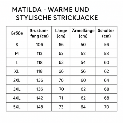 Matilda – Warmer und stilvoller Cardigan