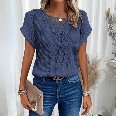 LISELOTTE - ELEGANTE BLUSE IM IBIZA-STIL