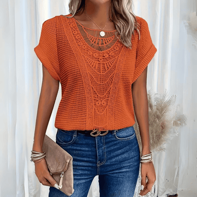 LISELOTTE - ELEGANTE BLUSE IM IBIZA-STIL