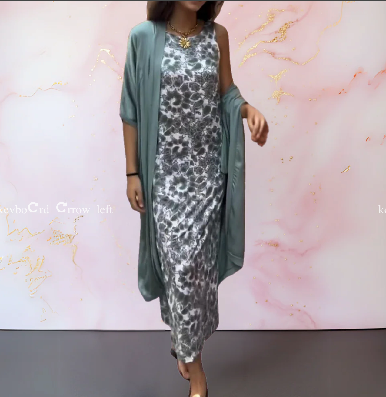 Melanie™ - Elegantes Kleid mit Strickjacke