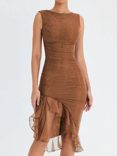 Nancy™ - Elegantes Midi-Kleid