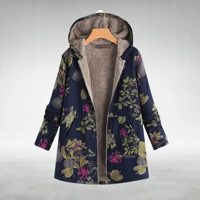 Fleural – Stilvolle Fleecejacke mit Blumenmuster