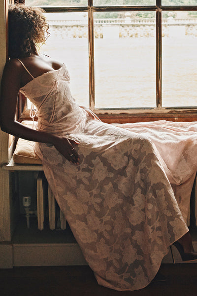Paulette™ - Elegantes langes Kleid mit Korsett