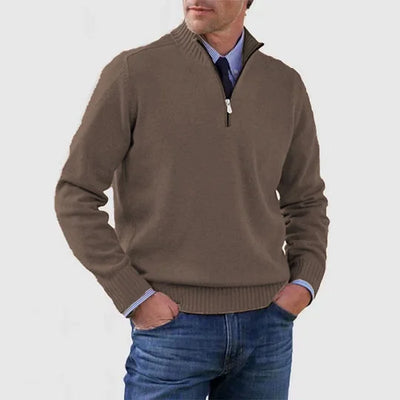 Howard – Raffinierter Half-Zip-Pullover