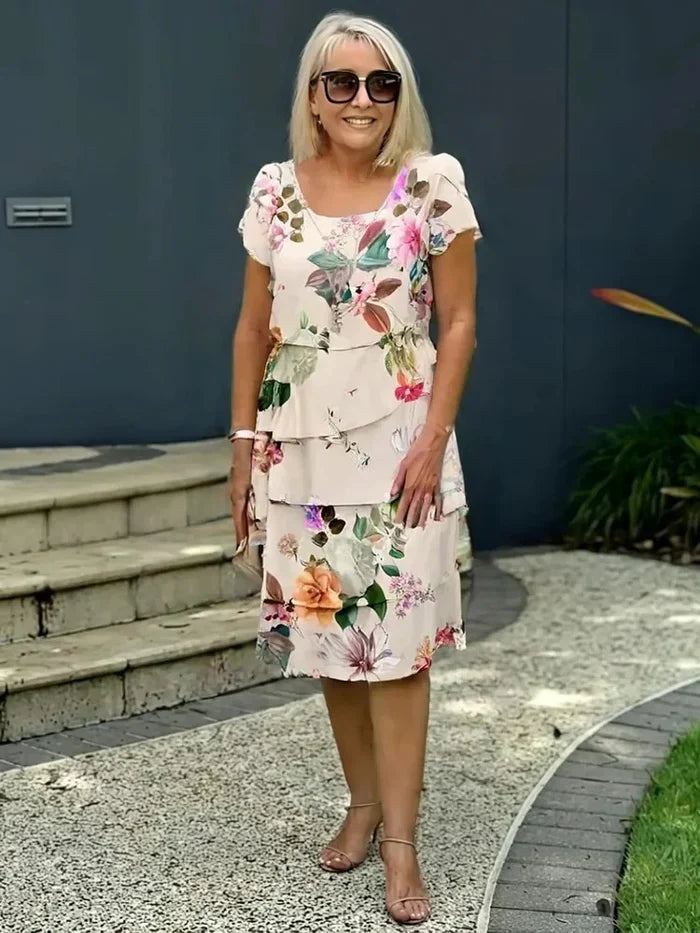 Emilie™ - Elegantes Maxikleid mit Blumenmuster