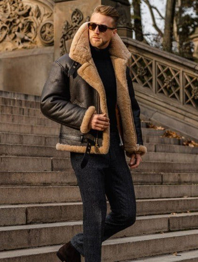 Sav | Warme Lederjacke