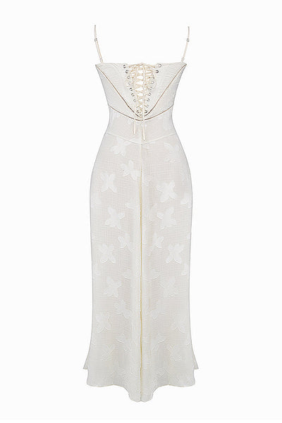 Paulette™ - Elegantes langes Kleid mit Korsett