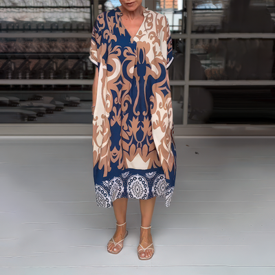 Amelia™ - Elegante Boho Kleid mit schmeichelhaften Details für den Bauch