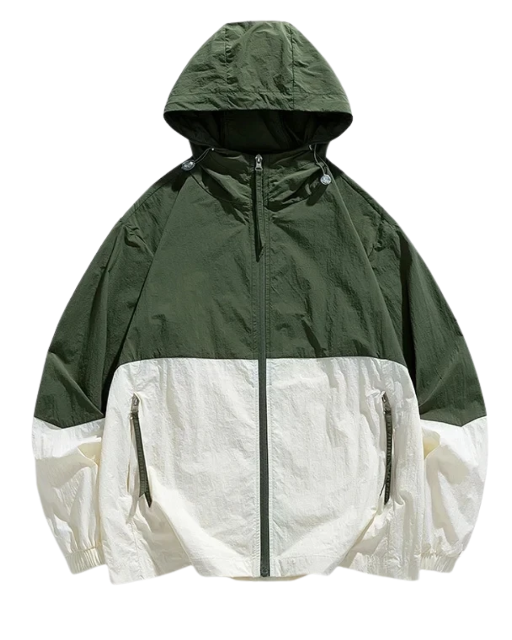 Windbreaker Jacke mit Kapuze